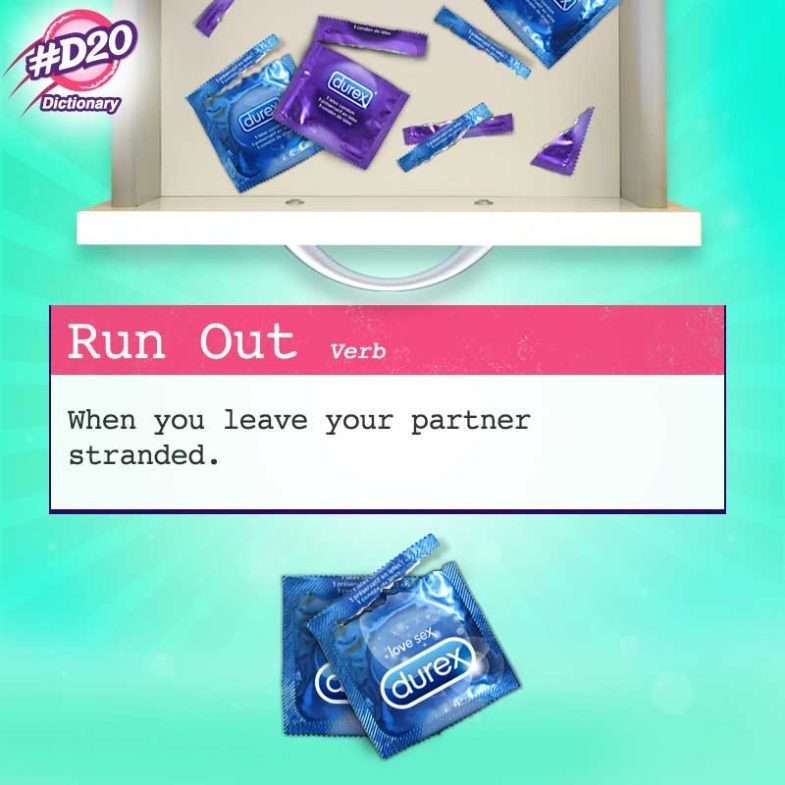 Run Out- Durex Creative Advertisement | Durex Condom Advertising